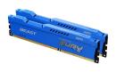 Pamięć DDR3 Kingston Fury Beast 8GB (2x4GB) 1866MHz CL10 1,5V niebieska