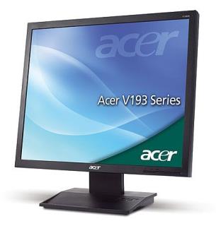Monitor LCD 19" ACER V193DB, czarny, 4:3