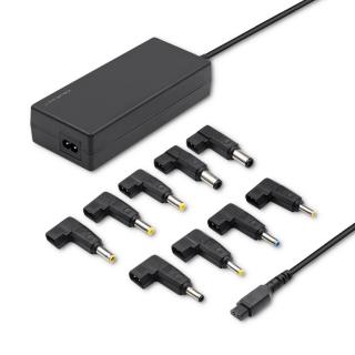 Zasilacz sieciowy Qoltec uniwersalny 65W | 9 wtyczek | +kabel zasilający