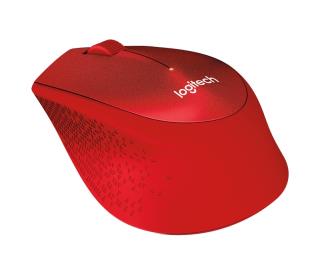 Mysz bezprzewodowa Logitech M330 Silent Plus optyczna czerwona