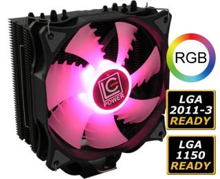 Wentylator LC-Power LC-CC-120-RGB ALL SOCKET PWM  HEATPIPE 180W