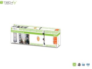 Uchwyt biurkowy Techly 13"-27", 2x10kg na 2 monitory regulowany