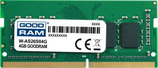 Pamięć SODIMM DDR4 GOODRAM 4GB 2666MHz  ded. do ASUS (W-AS26S04G)