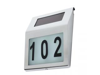 Lampa solarna Maclean MCE172 LED z numerem domu  