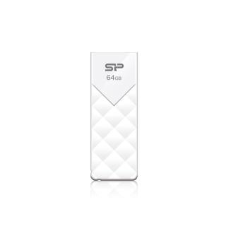 Pendrive Silicon Power 64GB USB 2.0 Ultima U03 Diamond Cut LUX White