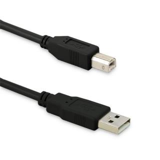 Kabel USB 2.0 Qoltec A męski | B męski | 0,5m