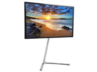 Uchwyt stojak podłogowy do telewizora Maclean MC-868 chrom 49 - 70” 40kg max VESA 600x400