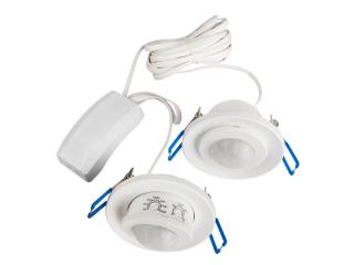 Czujnik ruchu PIR Maclean MCE143 podwójny, do zabudowy zasięg 8m, 1200W/300W