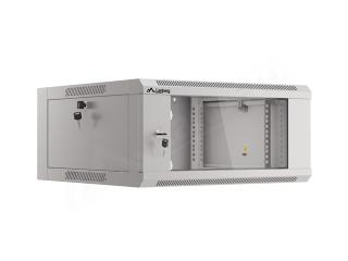 Szafa instalacyjna Rack wisząca 19" 4U 570x600 szybki montaż szara Lanberg (flat pack)