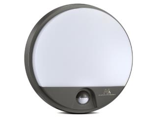 Lampa LED Maclean MCE291 GR z czujnikiem ruchu na podczerwień 1100lm 15W IP54 szara 