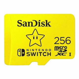 Karta pamięci MicroSDXC SanDisk Nintendo Switch 256GB 100/90 MB/s V30 UHS-I U3