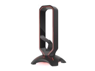 Hub USB Genesis VANAD 500 + Mouse Bungee + uchwyt na słuchawki podświetlenie
