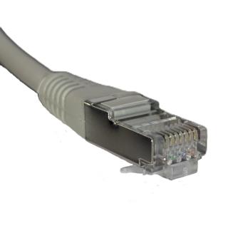 Patchcord RJ45, kat. 6 FTP F/UTP, 3m, Netrack, szary