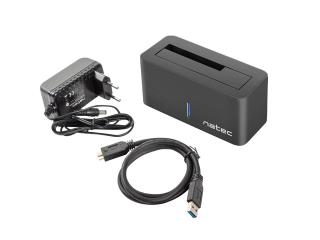 Stacja dokująca HDD Natec Kangaroo SATA 2.5" + 3.5" USB 3.0 + zasilacz