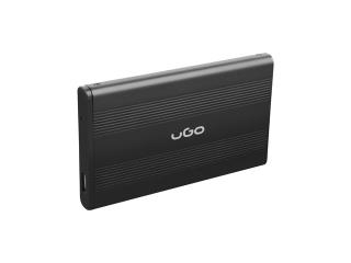 Obudowa na dysk HDD/SSD UGO UKZ-1003 USB 2.0 SATA 2,5" aluminium