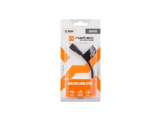 Kabel USB Natec Extreme Media NKA-0614 Micro BM->AF USB 2.0 OTG 0,15m (blister)