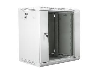 Szafa instalacyjna Rack wisząca 19" 12U 600x450 szara Lanberg (flat pack)