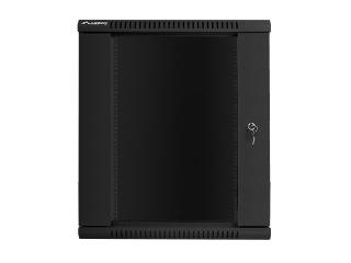 Szafa instalacyjna Rack wisząca 19" 15U 600x450 czarna Lanberg (flat pack)