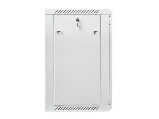 Szafa instalacyjna Rack wisząca 19" 15U 600x450 szara Lanberg (flat pack)