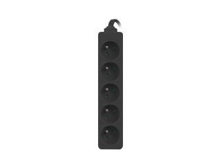Listwa przedłużacz Lanberg 1m UPS czarna 5x 230V PL