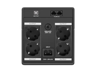 Zasilacz awaryjny UPS Armac Home 1500F LED Line-Interactive 4xSchuko