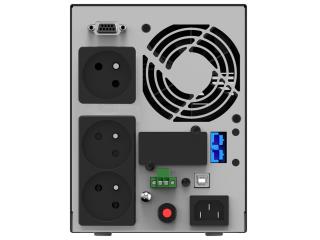 Zasilacz awaryjny UPS Power Walker On-Line 1000VA AT 3x FR Out, USB/RS-232, LCD, Tower, EPO