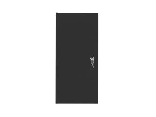 Szafa instalacyjna Rack wisząca 10" 12U 280x310mm czarna Lanberg (flat pack) drzwi metalowe