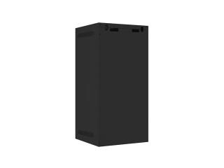 Szafa instalacyjna Rack wisząca 10" 12U 280x310mm czarna Lanberg (flat pack) drzwi metalowe