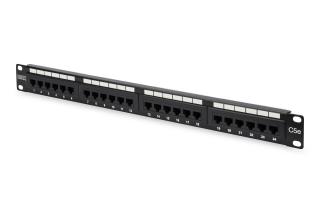 Patch panel DIGITUS 19" 24x RJ45 UTP kat. 5e 1U