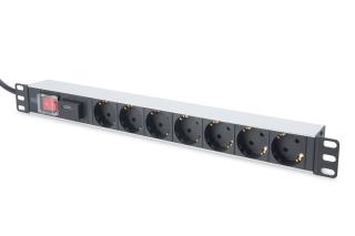 Listwa zasilająca DIGITUS 19" 1U  7 gniazd 16A 2m