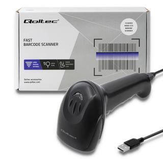 Czytnik kodów kreskowych Qoltec | 1D | CCD | USB - 5901878508665 - zdjęcie 6