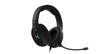 Słuchawki z mikrofonem KRUX Popz RGB czarne