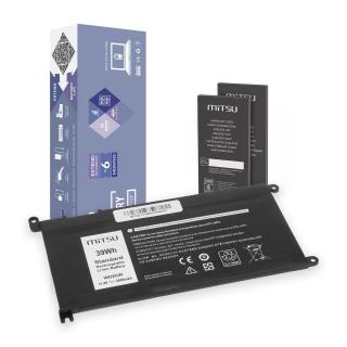 Bateria Mitsu do notebooka Dell Vostro WDX0R, P75F, P62F, P66F, T2JX4, 14 (5468), Inspiron 15 (5568) (11.4V) (3400 mAh)