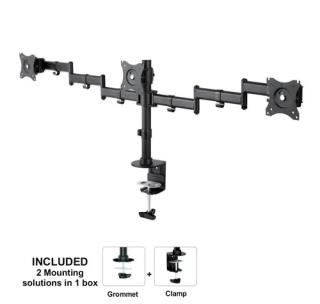 Uchwyt na telewizor 27" NM-D135D3BLACK Neomounts 8 kg czarny max VESA 100x100