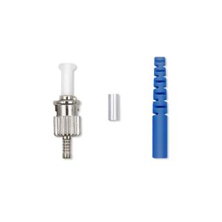 Złącze światłowodowe Qoltec ST | Singlemode | 3.0mm | Zestaw montażony | 200szt.