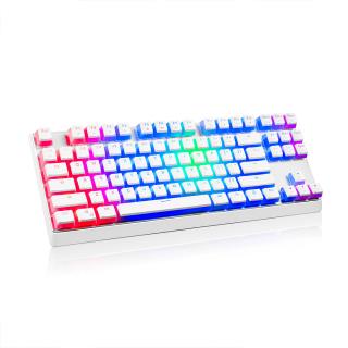 Klawiatura przewodowa Modecom Volcano LANPARTY RGB Gaming mechaniczna (Przełącznik BLUE OUTEMU) Pudding Edition