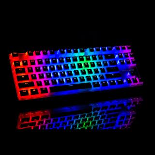 Klawiatura przewodowa Modecom Volcano LANPARTY RGB Gaming mechaniczna (Przełącznik BLUE OUTEMU) Pudding Edition