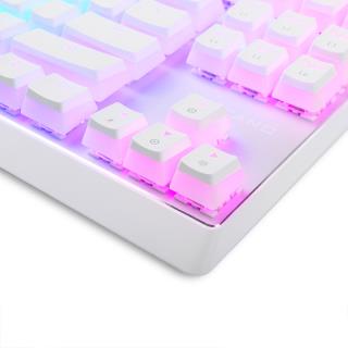Klawiatura przewodowa Modecom Volcano LANPARTY RGB Gaming mechaniczna (Przełącznik BLUE OUTEMU) Pudding Edition