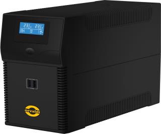 Zasilacz awaryjny UPS ORVALDI i1000 LCD USB line-interactive 