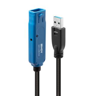 Kabel USB 3.0 LINDY Active Extension Pro 10m czarny