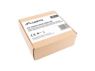 Kabel HDMI Lanberg M/M v2.0 80m czarny optyczny AOC