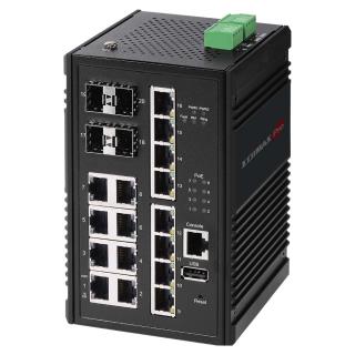 Switch zarządzalny Edimax IGS-5416P 16port 10/100/1000M PoE+ 4SFP Uplink Slots Switch - 4717964703347 - zdjęcie