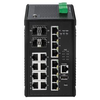Switch zarządzalny Edimax IGS-5416P 16port 10/100/1000M PoE+ 4SFP Uplink Slots Switch - 4717964703347 - zdjęcie 2