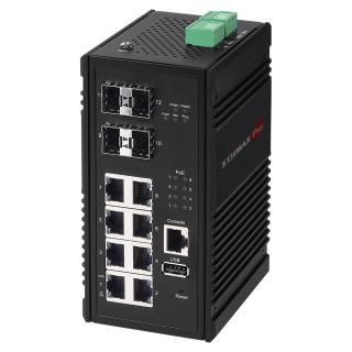 Switch zarządzalny Edimax IGS-5408PP 8-port 10/100/1000M PoE+ 4SFP Uplink Slots Switch - 4717964703330 - zdjęcie