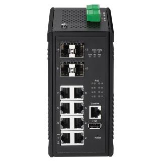 Switch zarządzalny Edimax IGS-5408PP 8-port 10/100/1000M PoE+ 4SFP Uplink Slots Switch - 4717964703330 - zdjęcie 2
