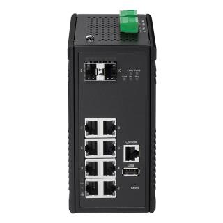 Switch zarządzalny Edimax IGS-5208 Industrial 8-port 10/100/1000M 2 SFP Uplink Slot Switch  - 4717964703248 - zdjęcie 2