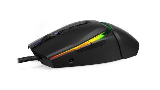 Mysz przewodowa KRUX BOT RGB optyczna Gaming czarna