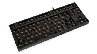 Klawiatura przewodowa Krux Atax PRO RGB Pudding Gateron Yellow czarna