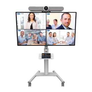 Wózek mobilny do ekranów Neomounts FL50S-825WH1 37"-75" 70kg max VESA 600x400 biały