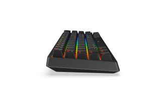 Klawiatura bezprzewodowa KRUX Atax 65% PRO RGB Wireless Gateron Yellow Pro Czarna
